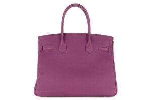 Hermès Birkin 30 Anemone Togo Palladium Hardware - Image 4