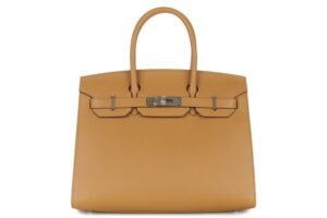 Hermès Birkin 30 Biscuit Epsom Sellier Palladium Hardware