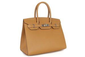 Hermès Birkin 30 Biscuit Epsom Sellier Palladium Hardware - Image 3