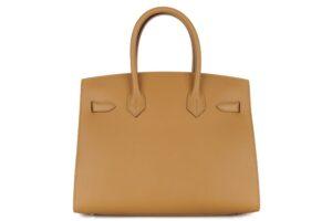 Hermès Birkin 30 Biscuit Epsom Sellier Palladium Hardware - Image 4