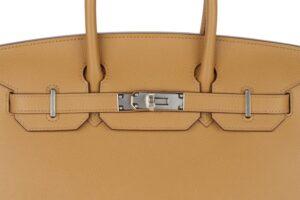 Hermès Birkin 30 Biscuit Epsom Sellier Palladium Hardware - Image 7