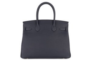 Hermès Birkin 30 Bleu Nuit Togo Palladium Hardware - Image 4