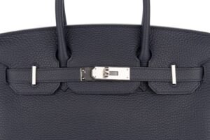Hermès Birkin 30 Bleu Nuit Togo Palladium Hardware - Image 8