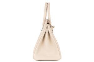 Hermès Birkin 30 Craie Togo Gold Hardware - Image 6
