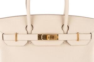 Hermès Birkin 30 Craie Togo Gold Hardware - Image 8