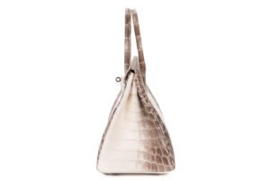 Hermès Birkin 30 Himalaya Blanc Matte Crocodile Palladium Hardware - Image 5