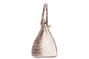 Hermès Birkin 30 Himalaya Blanc Matte Crocodile Palladium Hardware - Image 6