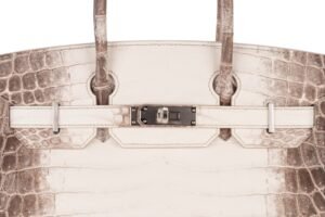 Hermès Birkin 30 Himalaya Blanc Matte Crocodile Palladium Hardware - Image 8