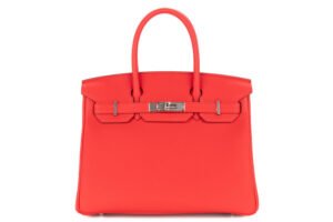 Hermès Birkin 30 Rouge De Coeur Togo Palladium Hardware