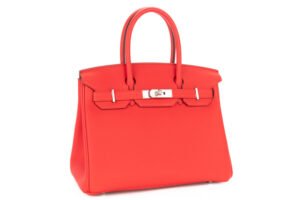 Hermès Birkin 30 Rouge De Coeur Togo Palladium Hardware - Image 3