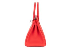 Hermès Birkin 30 Rouge De Coeur Togo Palladium Hardware - Image 5