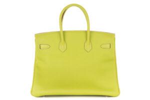 Hermès Birkin 35 Candy Kiwi – Lichen Epsom Retourne Palladium Hardware - Image 4