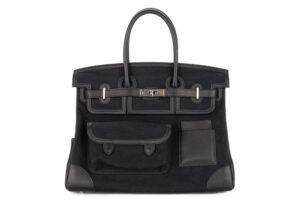 Hermès Birkin 35 Cargo Noir – Black Swift / Toile Palladium Hardware