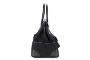 Hermès Birkin 35 Cargo Noir – Black Swift / Toile Palladium Hardware - Image 6