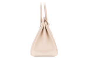 Hermès Birkin 35 Craie Togo Palladium Hardware - Image 6