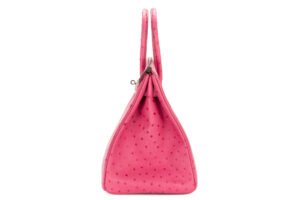 Hermès Birkin 35 Fushsia Ostrich Palladium Hardware - Image 5