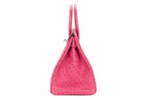Hermès Birkin 35 Fushsia Ostrich Palladium Hardware - Image 5