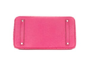 Hermès Birkin 35 Fushsia Ostrich Palladium Hardware - Image 6