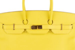 Hermès Birkin 35 Lime Epsom Rose Gold Hardware - Image 8