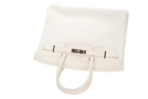 Hermès Birkin 35 White Clemence Palladium Hardware - Image 9