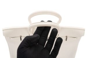 Hermès Birkin 35 White Clemence Palladium Hardware - Image 10