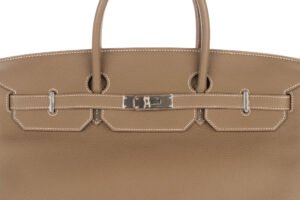 Hermès Birkin 40 Etoupe Togo Palladium Hardware - Image 7