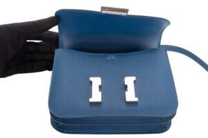 Hermès Constance 18 Deep Bleu Epsom Palladium Hardware - Image 8