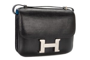 Hermès Constance 18 Noir – Black Lizard Palladium Hardware - Image 3