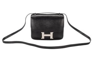 Hermès Constance 18 Noir – Black Lizard Palladium Hardware - Image 8