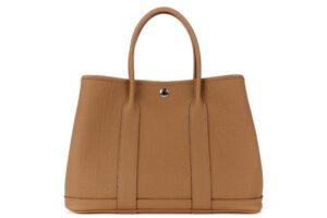 Hermès Garden Party 30 Biscuit Clemence Palladium Hardware