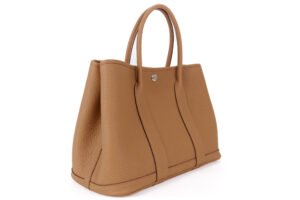 Hermès Garden Party 30 Biscuit Clemence Palladium Hardware - Image 3