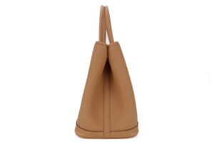 Hermès Garden Party 30 Biscuit Clemence Palladium Hardware - Image 5