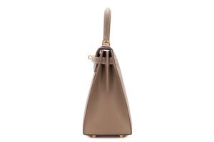 Hermès Kelly 25 Etoupe Epsom Sellier Gold Hardware - Image 5