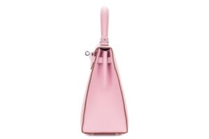 Hermès Kelly 25 Mauve Sylvestre Epsom Sellier Palladium Hardware - Image 5