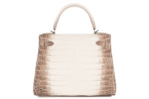 Hermès Kelly 28 Himalaya Blanc Crocodile Niloticus Palladium Hardware - Image 4