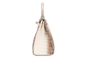Hermès Kelly 28 Himalaya Blanc Crocodile Niloticus Palladium Hardware - Image 5