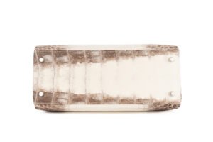 Hermès Kelly 28 Himalaya Blanc Crocodile Niloticus Palladium Hardware - Image 7