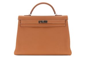 Hermès Kelly 40 Gold Togo Palladium Hardware