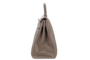Hermès Kelly 40 Gris Etain Togo Palladium Hardware - Image 5