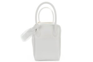 Hermès Lindy 26 New White Evercolor Gold Hardware - Image 5