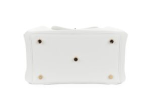 Hermès Lindy 26 New White Evercolor Gold Hardware - Image 6