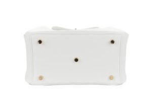 Hermès Lindy 26 New White Evercolor Gold Hardware - Image 6