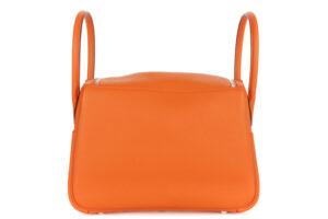 Hermès Lindy 26 Orange Clemence Palladium Hardware - Image 4