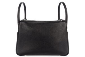 Hermès Lindy 30 Noir Clemence Palladium Hardware - Image 4