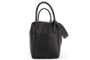 Hermès Lindy 30 Noir Clemence Palladium Hardware - Image 6