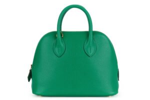 Hermès Mini Bolide Menthe Chevre Gold Hardware