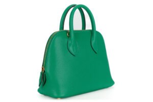 Hermès Mini Bolide Menthe Chevre Gold Hardware - Image 3