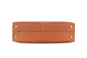 Hermès Mini Kelly Gold Matte Alligator Gold Hardware - Image 7