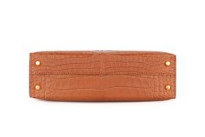 Hermès Mini Kelly Gold Matte Alligator Gold Hardware - Image 7