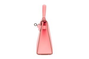 Hermès Mini Kelly Rose Confetti Epsom Palladium Hardware - Image 5